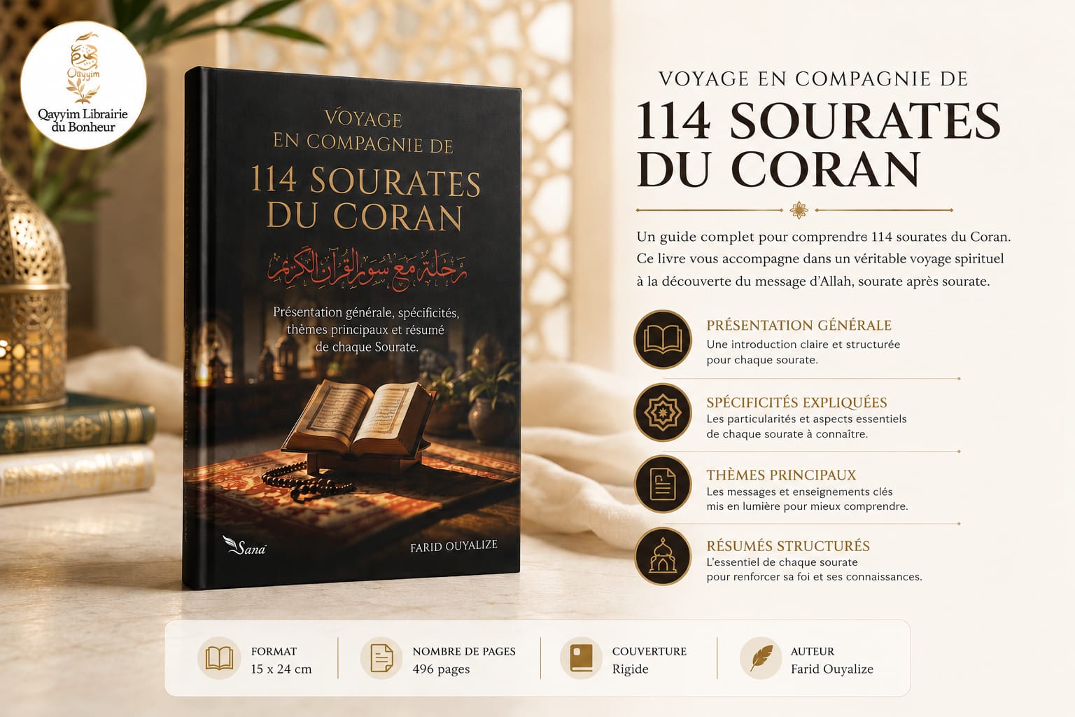 Voyage en compagnie de 114 sourates du Coran – présentation et thèmes de chaque sourate