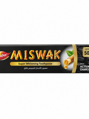 dentifrice miswak charbon blanchissant 120g+50g