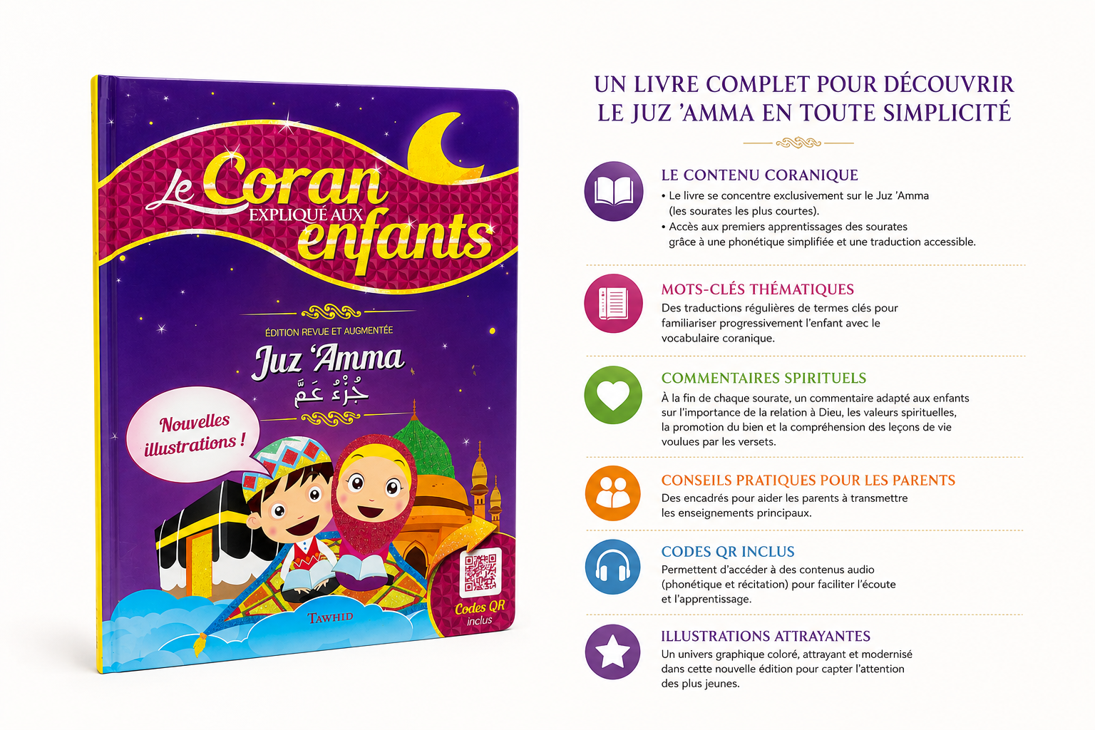 Le coran expliqué aux enfants. Juzz amma. Tawhid.